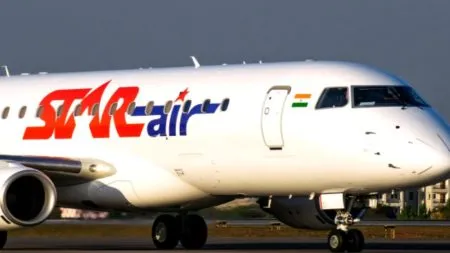 Solapur : विश्वचषक विजेत्या संघातील क्रिकेटपटूंचा स्टार एअरने प्रवास Star Air's honor, special charter flight makes air travel from Mumbai to Delhi