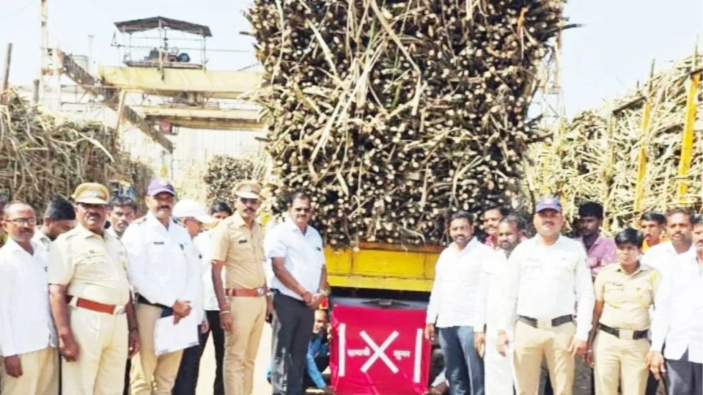 Road safety campaign organized at Sant Damaji Factory