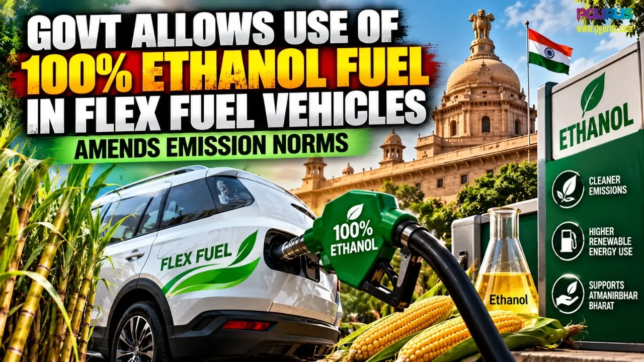 India: Government permits use of 100% ethanol-fueled vehicles